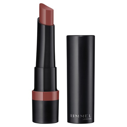 Rimmel Lasting Finish Matte Lipstick - All-Day Intense Lip Color with Exclusive Ruby and Diamond Complex - 180 Blushed Pink, .14oz