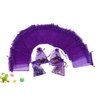 Wudygirl 100pcs Sheer Organza Bag 4X6 with Drawstring Jewelry Pouches Bags for Party Wedding Favor Candy Seashell Gift Bags (Purple 4x6)