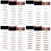 Eyebrow Tattoo Stickers 78 Pairs, 8 Sheets Eyebrow Temporary Tattoo Peel Off Sticker Waterproof 6D Hair-Like False Instant Transfer False Brows Makeup for Women, Girls | Natural Strokes, Shaping