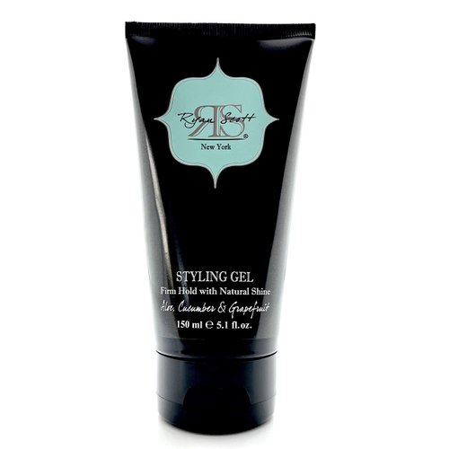 Ryan Scott Non-Flaking & Alcohol-Free Styling Gel provides a Firm Hold with Natural Shine. Aloe, Cucumber, & Grapefruit Fragrance, 5.1 fl. oz.