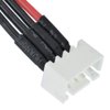 Yiqigou 10pcs 15cm JST-XH 3S 4Pin Connector Adapter Plug Wire Balance Extension Cable JST-XH 2S 3S 4S 5S 6S Plug Balance Charger Silicone Wire Extension (3S)