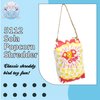 5112 Sola Popcorn Shredder - Handmade Super shreddable Bird Toy, Food Grade Popcorn Bag, Handcut sola Wood Pieces, Natural Jute Twine Hanger, Delightfully Fun for Birds to Shred and chew