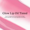 KYDA Hydrating Lip Glow Oil, Moisturizing Lip Oil Glossy Transparent Plumping Lip Gloss, Tinted Lip Oil for Lip Care and Dry Lips, by Ownest Beauty-Cherry