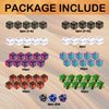 63 Pieces MTG Dice Counters Bulk Ability Keywords MTG Tokens Shield Life Counter 6 Sided Dice Set for Magic The Gathering,TCG,Cards Gaming Accessories