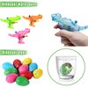 BANBALLON Dinosaur Party Favors Dinosaur Figures Goodie Hatching Eggs Cars Bracelets Gifts Pinata Filler Bulk Toys for Dinosaur Party Boy Kid Birthday Party Stuffers Supplies (Style 01)