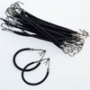 Miayon 24 Pieces Ponytails Hooks Elastic Band Hair Clips Rubber Bands Holder Hair Styling for Women Girls Black
