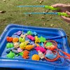 MIDOCCHIO Fishing Toys for Kids 3-5,Magnetic Fishing Pool Toys Game for Kids - Water Table Bathtub Kiddie Party Toy with Pole Rod Net Plastic Floating Fish Toddler Gifts.
