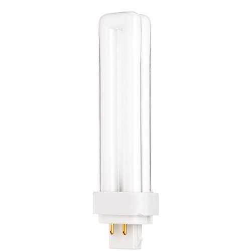 Satco S8336 4100K 18-Watt G24q-2 Base T4 Quad/4-Pin Tube Light Bulb, White