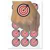 Archery Target Bullseye with Arrow Temporary Tattoo Water Resistant Fake Body Art Set Collection - 15 2" Tattoos (1 Sheet)