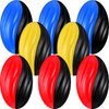 Lewtemi 8 Pieces Mini Footballs for Kids Soft Foam Footballs Spiral Football Kids Football Mini Toy Football Spiral Foam Sports Birthday Football for Indoor and Outdoor Play, Party Favors for Kids