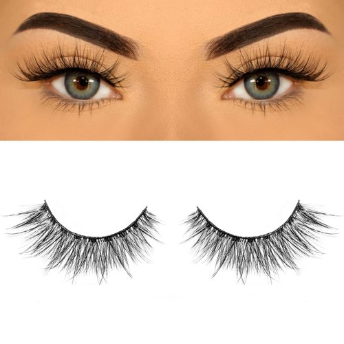 ASB 1 pair of Handmade Faux Mink Eyelashes False Eyelashes Cat lashes, Faux Mink Eyelashes, Fluffy Natural Look False Eyelashes, Long Extension Eyelashes, Fake Eyelashes Natural Look cílios maquiagem 3D lashes (Daydream)