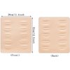 Silicone Fake Skins for Lips 3 Sheets 3D Microblading Permanent Makeup Tattoo Practice Skin 8.5x7.4 Inch for Tattoo Artists and Beginners (Lips)