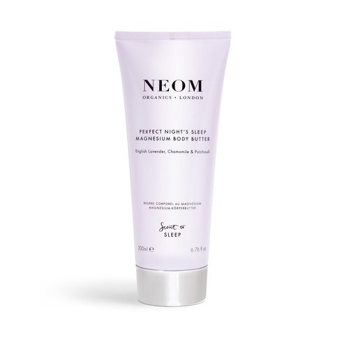 Neom - Magnesium Body Butter | 6.76 Fl Oz (200ml) | Lavender, Chamomile, & Patchouli | Lotion for Sleep with Essential Oils | 100% Natural Fragrances | Nourish & Soften | Signature Sleepy Scent