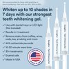 Auraglow 44% Teeth Whitening Gel Syringe Refill Pack, 44% Carbamide Peroxide, (3X) 5ml Syringes, 30 Whitening Treatments