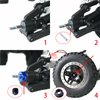 WEFEINO Aluminum Wheel Hex Hubs Combiner 5.5mm & 7.0mm Thick for Tra-xxas 1/10 Slash 2WD RC Car Upgrade Parts