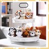 Aoriher 18 Pcs Valentines Day Gifts Mini Plush Dogs Bulk Puppy Stuffed Animals Small Stuffed Dogs Cute Assorted Soft Plush Dogs Puppies Toys Doll for Puppy Birthday Party Favors(Novelty Dog)