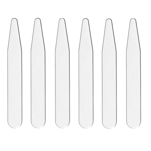 20 Metal Collar Stays For Men's Dress Shirts - Pick Between 2", 2.2", 2.5", 2.7", 3" - Perfect Length for a Custom Fit and Sharp Look