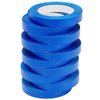 Lichamp 10 Pack Blue Painters Tape 3/4 inch, Blue Masking Tape Bulk Multi Pack, 0.75 inch x 55 Yards x 10 Rolls (550 Total Yards)