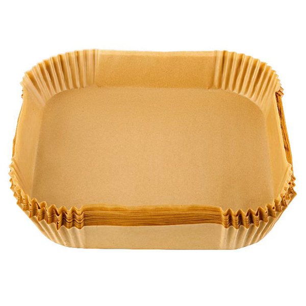 7.9 inch Air Fryer Disposable Paper Liner for Philips Air Fryer,Instant Vortex,COSORI Air Fryer,100 Pcs Square Air Fryer Paper Liners,Non-stick Parchment Liners,Air Fryer Accessories