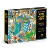Galison Uncovering NYC – Hyesu Lee 1000 Piece Puzzle Featuring 50 Fun Items Hidden Within New York City Life