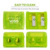 KISS NEW YORK Professional Duo Pencil Sharpener, Convenient, Essential Tool for Eye liner, Lip liner, Sharpens, Easy To Clean, Compact (Sharpener)