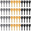 ZCYSRLQIN 48 Pcs Hand Clappers 7.5 Inch Clappers Noisemakers Noise Makers Party Favors Plastic Clapper Sporting Events Cheers Ball Dance Basketball Football Noisemakers(Gold,Silver,Black)
