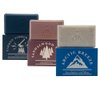 Gents Variety Men's Body Soaps - Moisturizing Bar Soap for Men, Smell Fresh and Clean, Washing Hands & Body, All Skin Types for Bath and Shower (Arctic Breeze, Carbon Timber Revival, Sandalwood Spice)