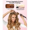 Nimmu Curling Iron Set with Thermal Brush Ceramic Curling Wand (0.35"-1"), 1 1/2 Inch Pro Heated Round Brush Create Blowout Look & Natural Curls, 30S Fast Heat Up, Detachable Dual Voltage Hair Curler