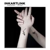 INKARTLINK Tattoo Tech, 3 Sheets Small Semi Permanent Tattoo, Adult Art Design Temporary Tattoos, Lasts 1-2 Weeks, Waterproof, Realistic Look, No Adhesive, No Reflection (Yin Yang Fish Design)