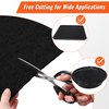 Saillong 2 Pcs 22'' Oil Drain Splash Pad, No Splatter Pad Square Pad for Car Changing Oil Transmission Drain Pan, Black