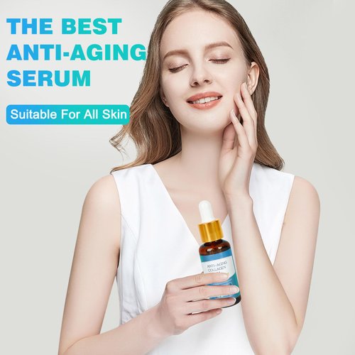 3 Pcs Olavita Face Serum, Vitamin C & E Stock Solution Facial Serum, Plump Skin Anti Aging Serum for Women, Instant Face Tighteningin a Bottle for Face, Boost Skin Collagen Essence