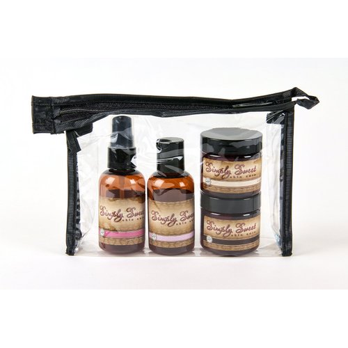 ANTI AGING KIT (2oz SET with BAG) Cleanser Toner Moisturizer Vitamin C Skin Care Facial Fine Lines Wrinkle Reducer Cell Pores Organic Vegan Face Firming Lotion