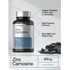 Horbäach Zinc Carnosine Supplement | 84mg per Capsule | 150 Count | Non-GMO & Gluten Free