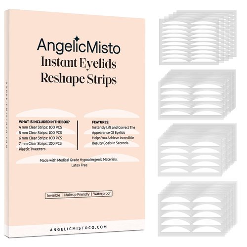 Eyelid Tape: Eyelid Lifter Strips - Double Eyelid Tape - Self-Adhesive Eyelid Tape for Hooded Eye...