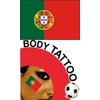 Womaha 30 Sheets Portugal Temporary Tattoos for Kids Football Temporary Face Tattoos…