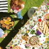 Luau Party Decorations, 81Pcs Hawaiian Party Decorations with Plates, Grass Skirt Tablecloth, Napkins, Forks for Summer Beach Party Aloha Party