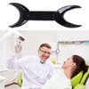 8 Pcs T-Shape Black Intraoral Cheek Lip Retractor Double Head Mouth Opener for Teeth Whitening Dental Orthodontic Tool Surgical Retractor