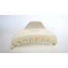 Generic Blonde creme white acrylic hair claw clip for fine, thin hair