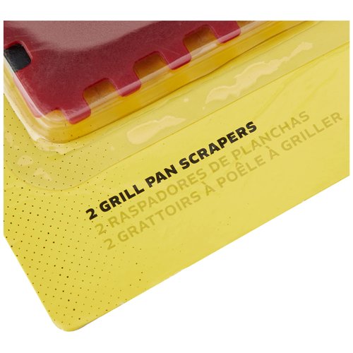 LODGE Grill Pan Scraper 2 Pack, 1 EA
