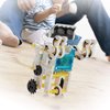 Kidwill 13-in-1 Educational Solar Robot Kit for Kids, STEM Educational Science Toy Solar Power Building Kit Puzzle DIY Assembly Solar Robotic Set for Kids, Teens and Science Lovers, Powered by the Sun