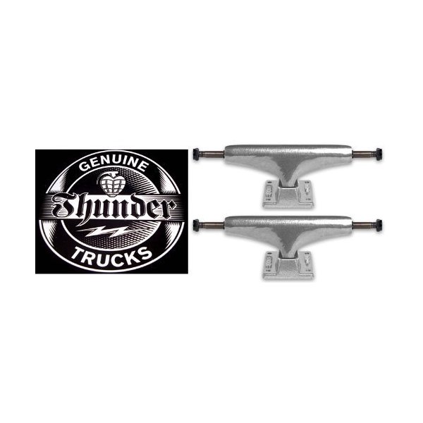 Thunder Team Skateboard Trucks (2 pc Set) Polished (147 Hi)