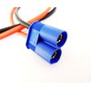 WST EC8 Male Connector to EC8 Female Connector RC Extension Cable Lead Adapter for RC Battery Charger (10AWG Silicone Wire 15CM/0.5FT)