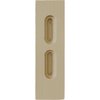 Ekena Millwork BKTW01X06X06OLRW Small Olympic Wood Wood Brackets,'1.75 Wx6 Dx6 H Inch' , Rubberwood