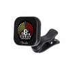 Fender Flash 2.0 Guitar Tuner Clip On, Rechargeable Guitar Tuner for 6 Strings, Battery and Micro USB Audio Charger Included, 4x3x2 Inches, 1 Count,Black