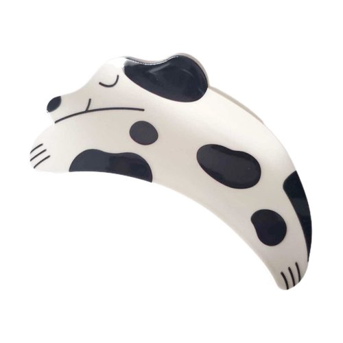 OMG Decor Hair Clip, Claw Clips for Women, Spotted Dog Shaped Hair Clip, EVA Hair Clips