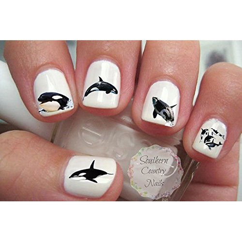 Whales Orca Killer Whale Nail Art Decals