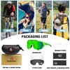 Queshark Cycling Glasses Sports Sunglasses for Men Women with 1 Polarized 2 HD Lens For MTB Running Driving Fishing Baseball