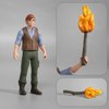 Toyvian Office Decor Miniature Miniature 1 Set Miniature Mini fire Pit Accessory Miniature Camping kit Doll House Camping kit Camping Figurine 3D Miniatures
