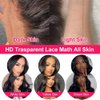 BEACIYA 210% Density 13x6 32 Inch HD Lace Front Wigs Human Hair Pre Plucked Glueless Body Wave Human Hair Wigs for Black Women Brazilian HD Lace Frontal Wigs Human Hair Free Part