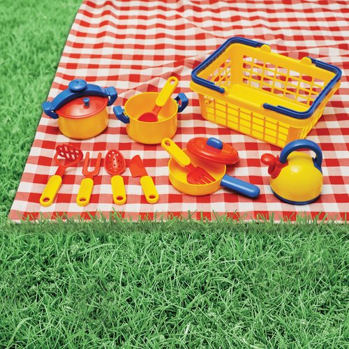 Educational Insights Pots 'N' Pans Set, Kitchen Toys, Pretend Kitchen Set, Set of 13, Ages 3+